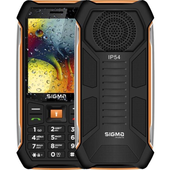Мобільний телефон Sigma X-style 323 Rain Black Orange