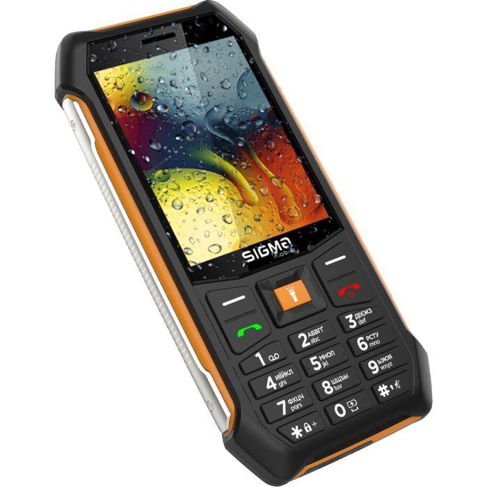 Мобільний телефон Sigma X-style 323 Rain Black Orange
