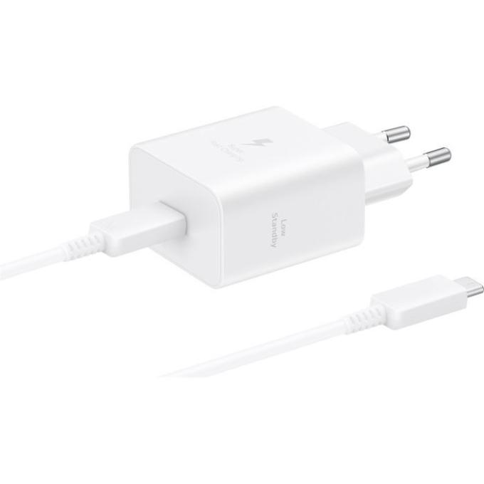 Зарядний пристрій Samsung USB-C 45W + cable USB-C to USB-C White (EP-T4511XWEGEU)