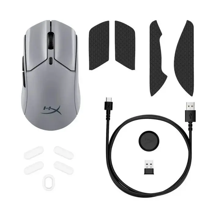 Мишка HyperX Pulsefire Haste 2 Pro Wireless Gray (A1KY5AA)