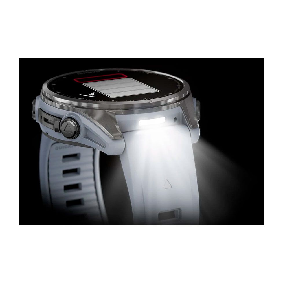 Смарт-годинник Garmin fenix 8 AMOLED 43mm Silver with Whitestone Silicone Band (010-02903-00)