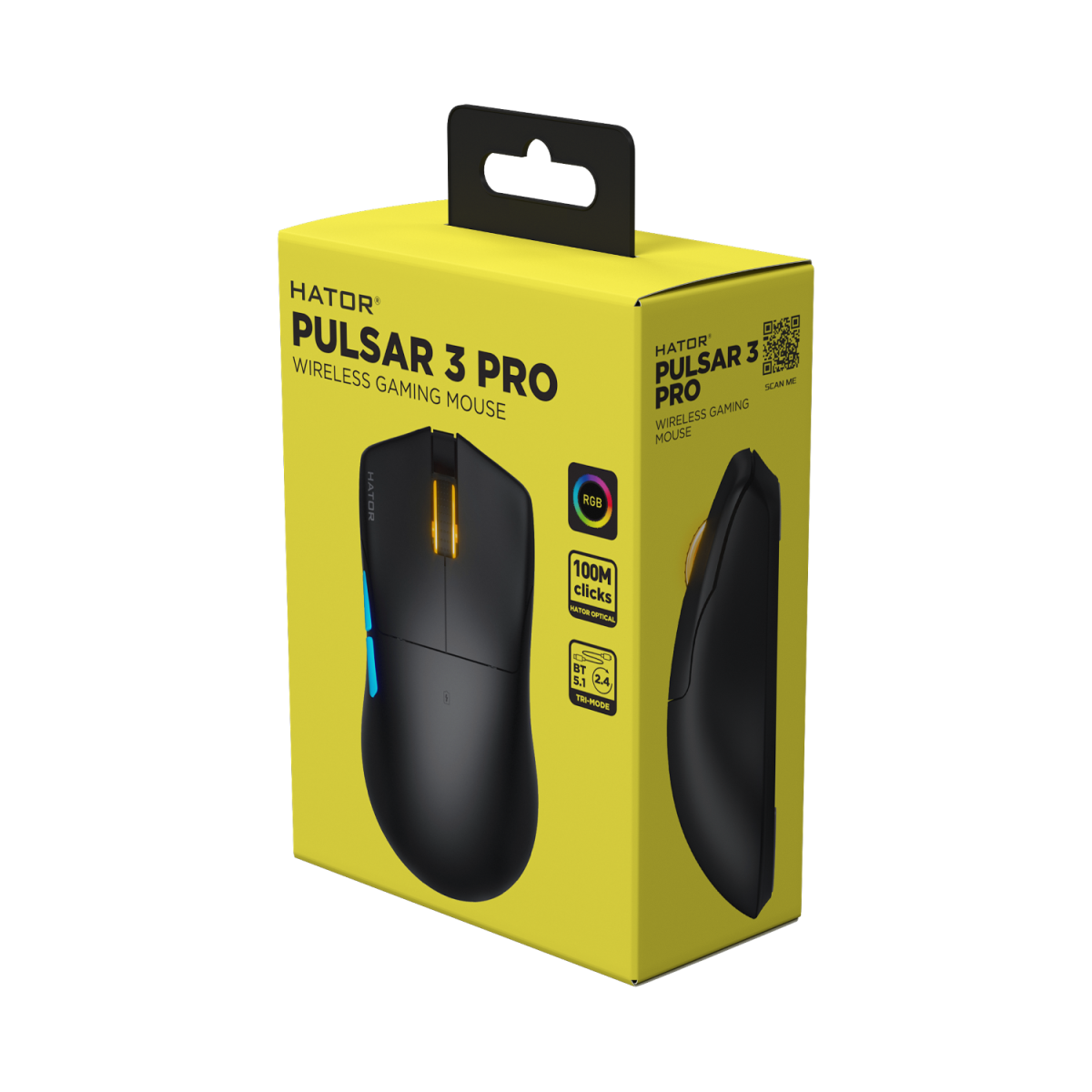 Мишка Hator Pulsar 3 Pro Wireless Black (HTM640)