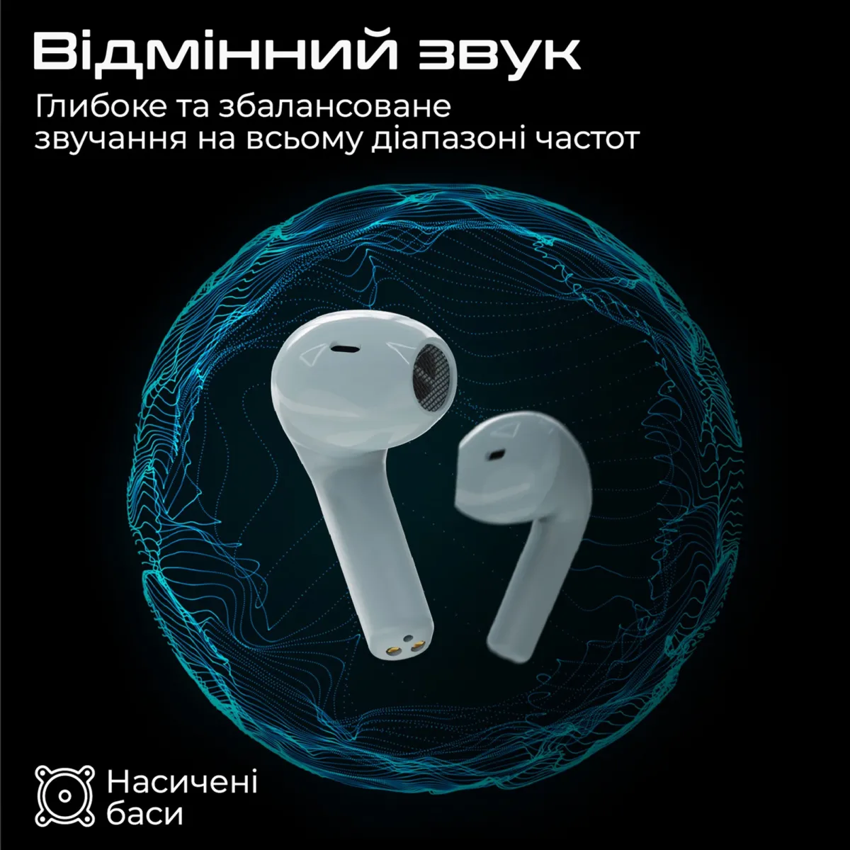 Навушники HiFuture FlyBuds3 White