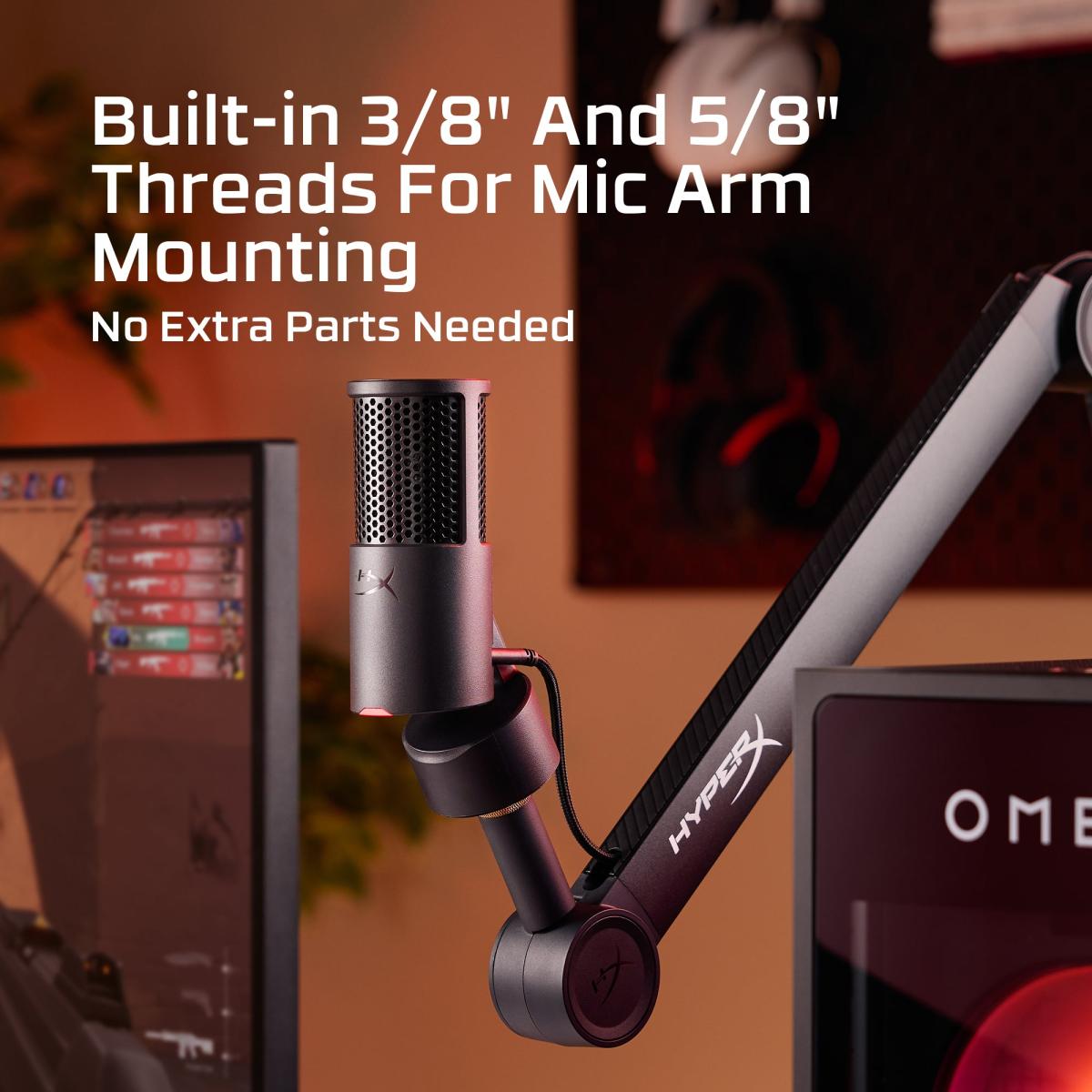 Мікрофон HyperX SoloCast 2 Black (AR0A0AA)