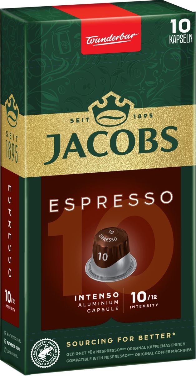 Кава в капсулах Jacobs Espresso Intenso 10шт