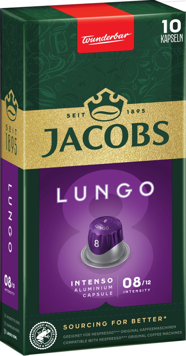 Кава в капсулах Jacobs Lungo Intenso 10шт