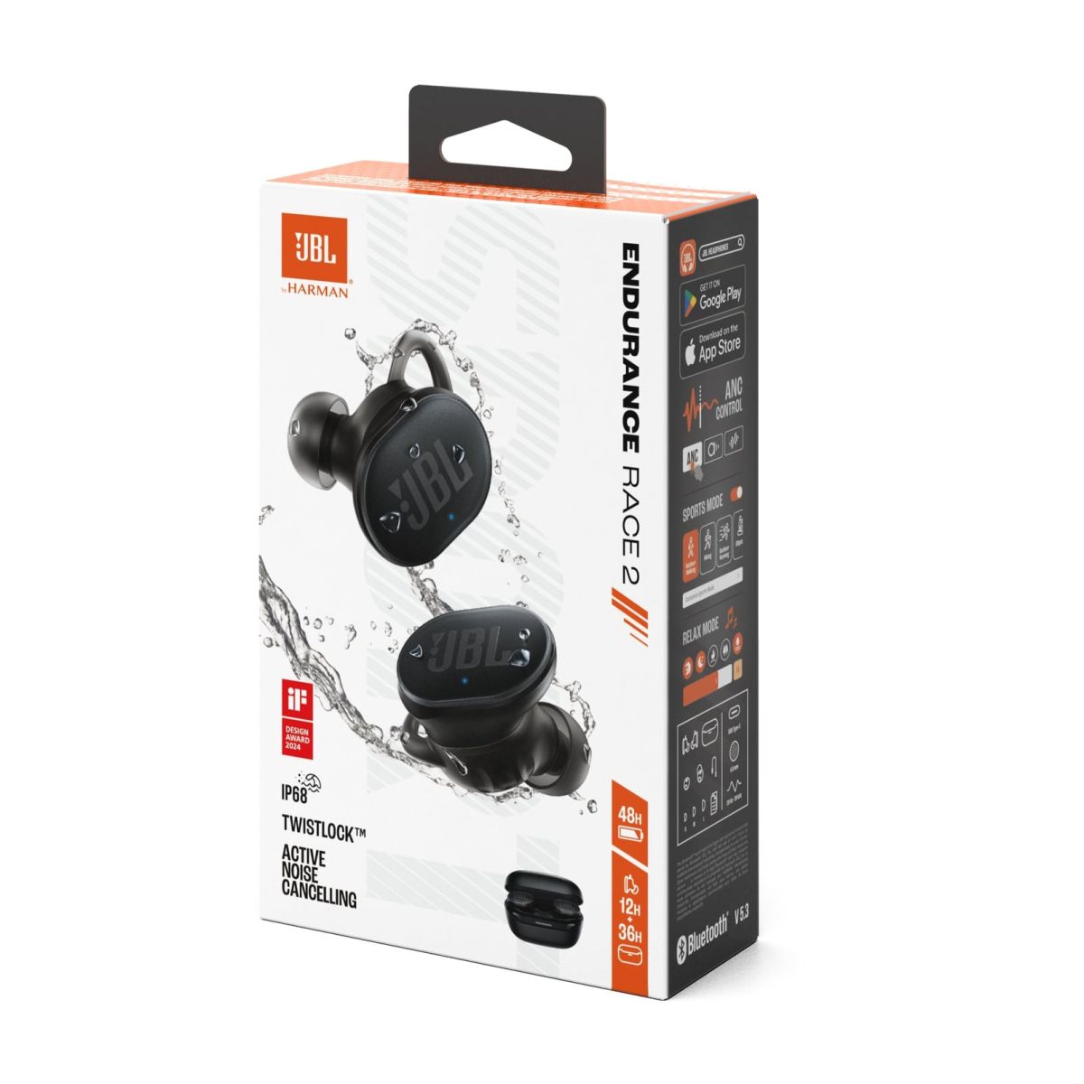 Навушники JBL Endurance Race 2 Black