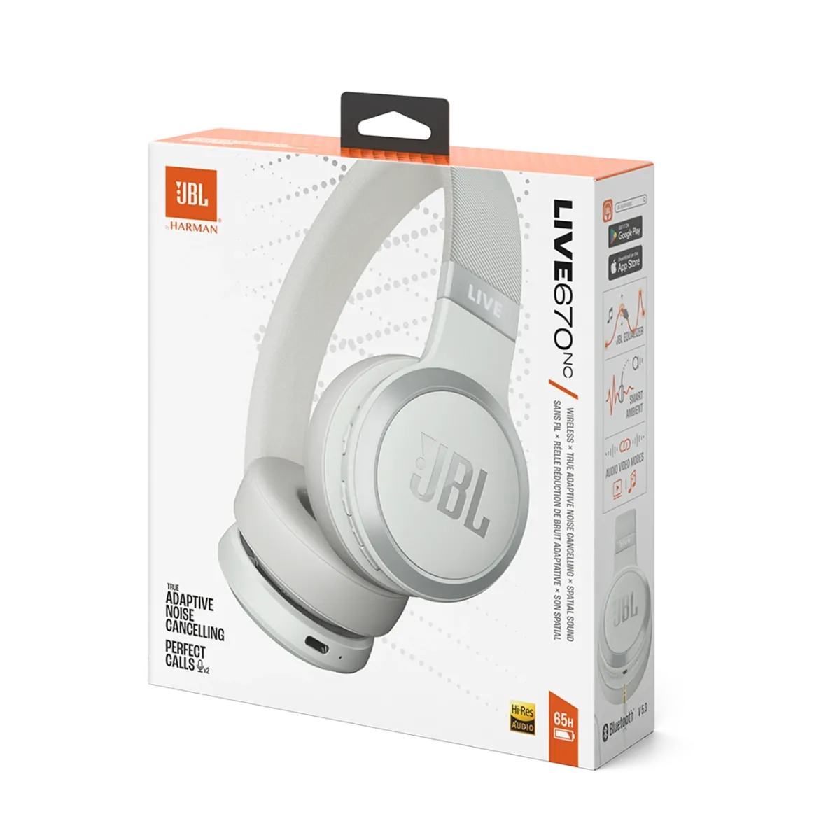 Навушники JBL Live 670 NC White