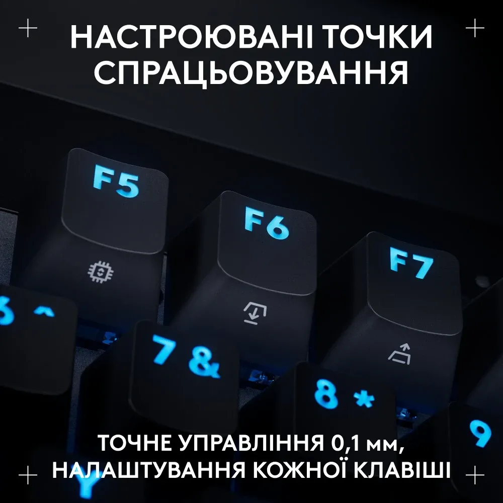 Клавiатура Logitech G PRO X TKL Rapid Black (920-013233)