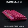 Клавiатура Logitech G PRO X TKL Rapid Magenta (920-013253)