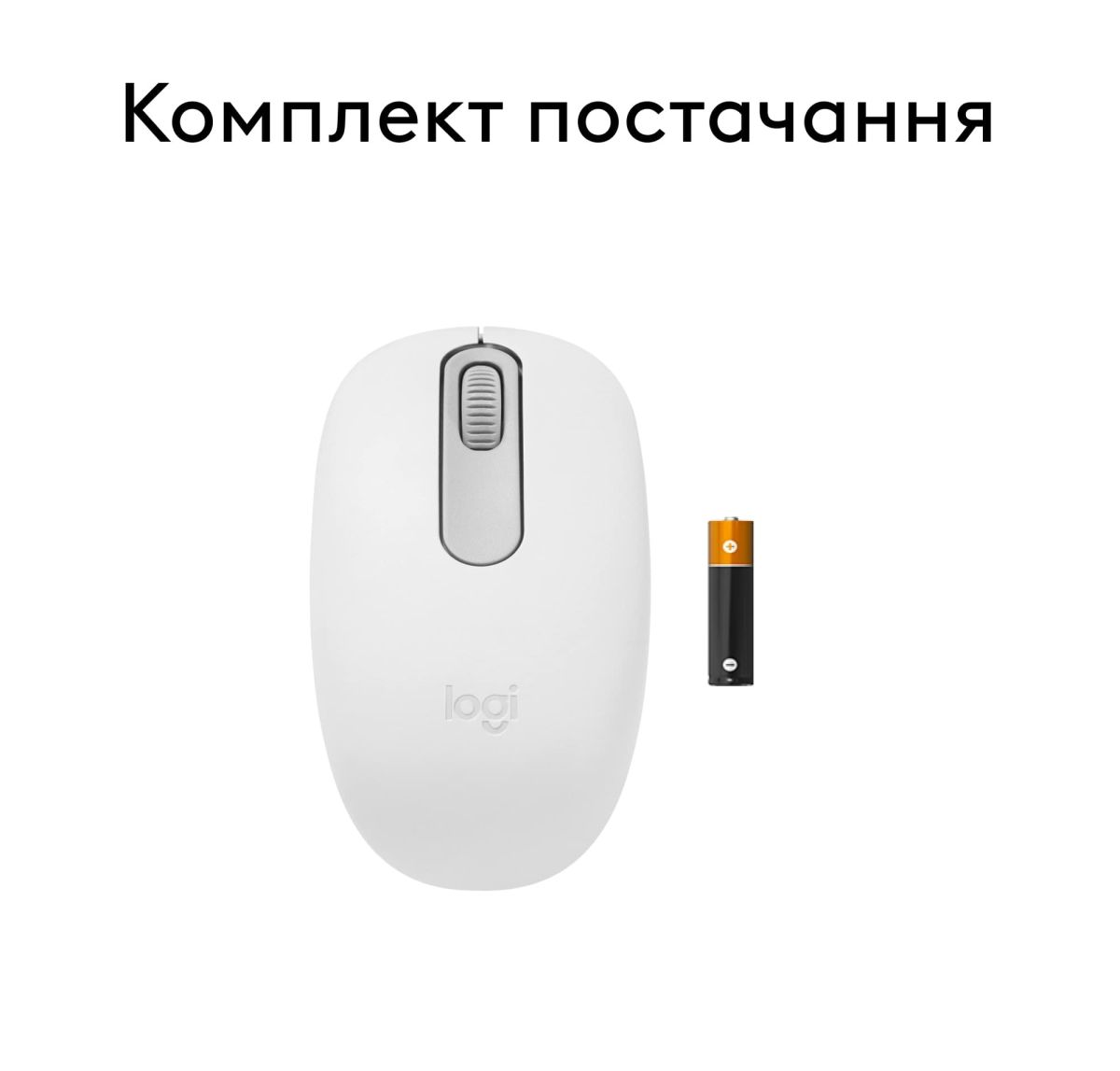 Мишка Logitech M196 Bluetooth Off-White (910-007460)