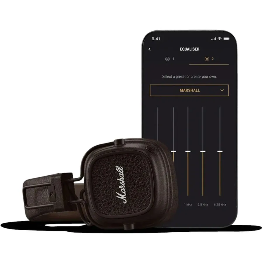 Навушники Marshall Major IV Brown