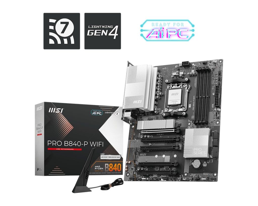 Материнська плата MSI Pro B840-P WiFi