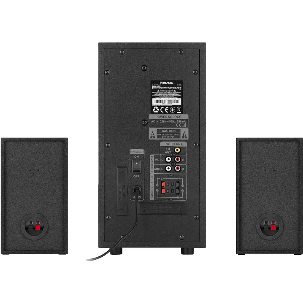 Акустична система REAL-EL M-555 Black