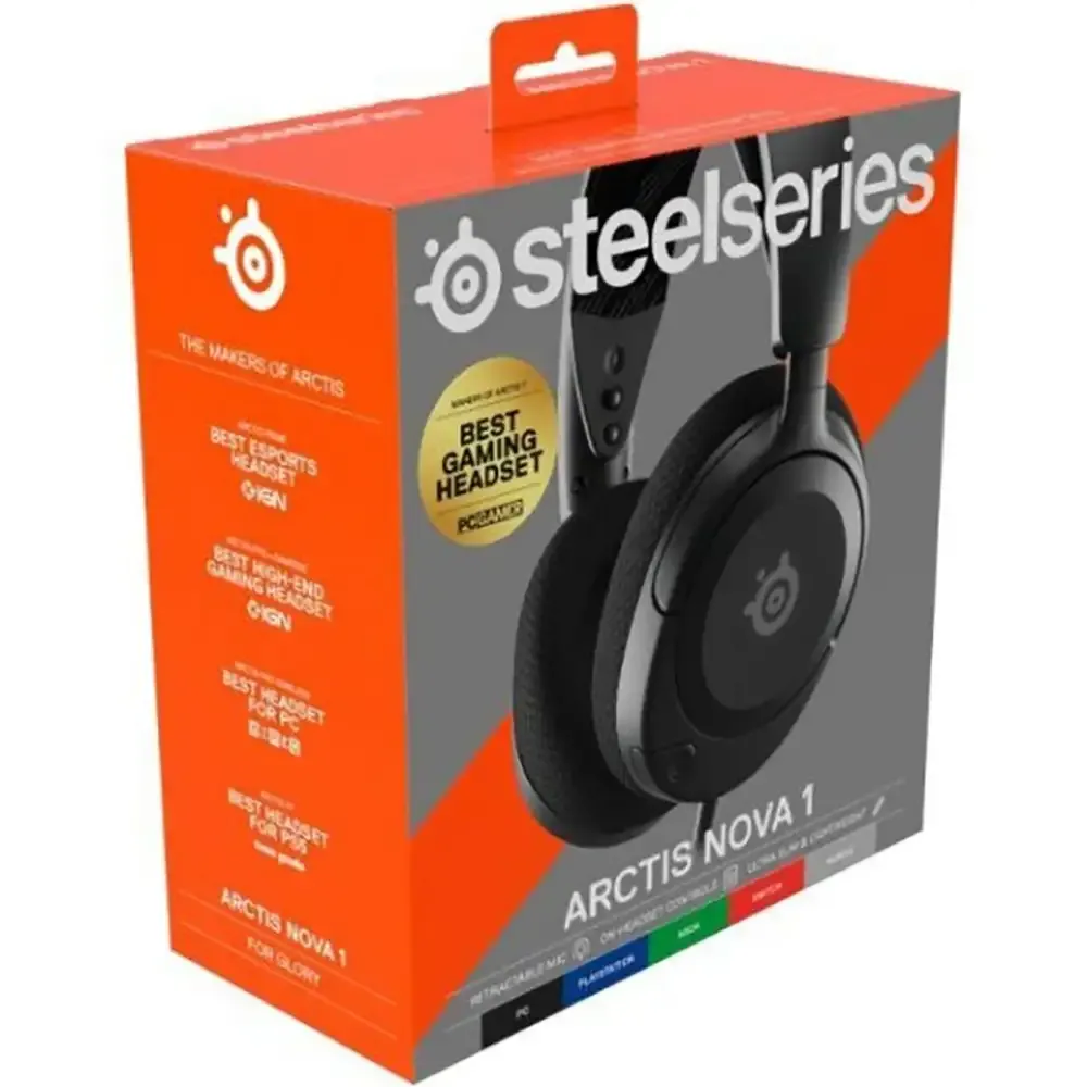 Навушники SteelSeries Arctis Nova 1X Black (61616)