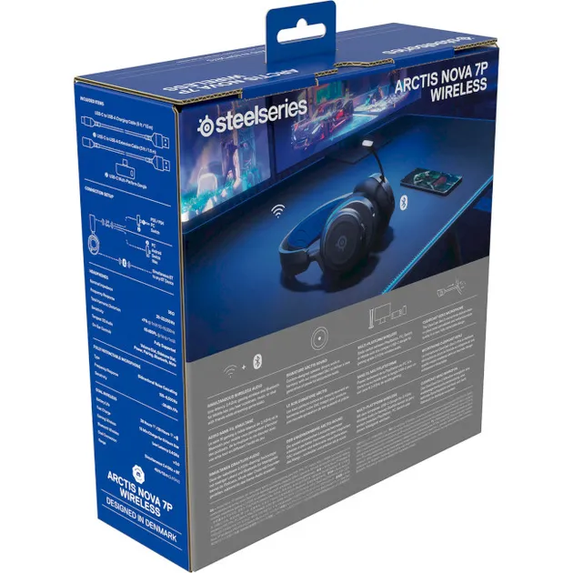 Навушники SteelSeries Arctis Nova 7P Wireless Black (61559)