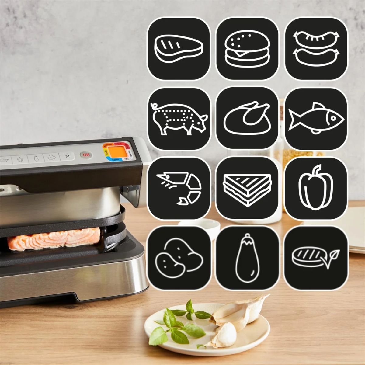 Електрогриль Tefal OptiGrill 4in1 XL (GC784D30)