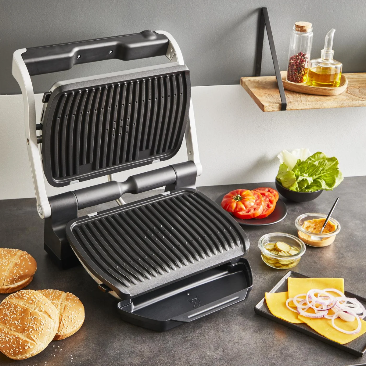 Електрогриль Tefal OptiGrill Plus (GC717D10)