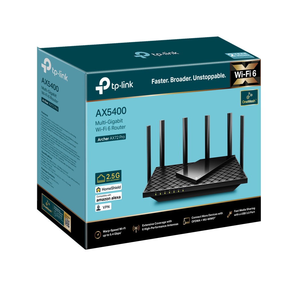 Маршрутизатор TP-Link Archer AX72 PRO
