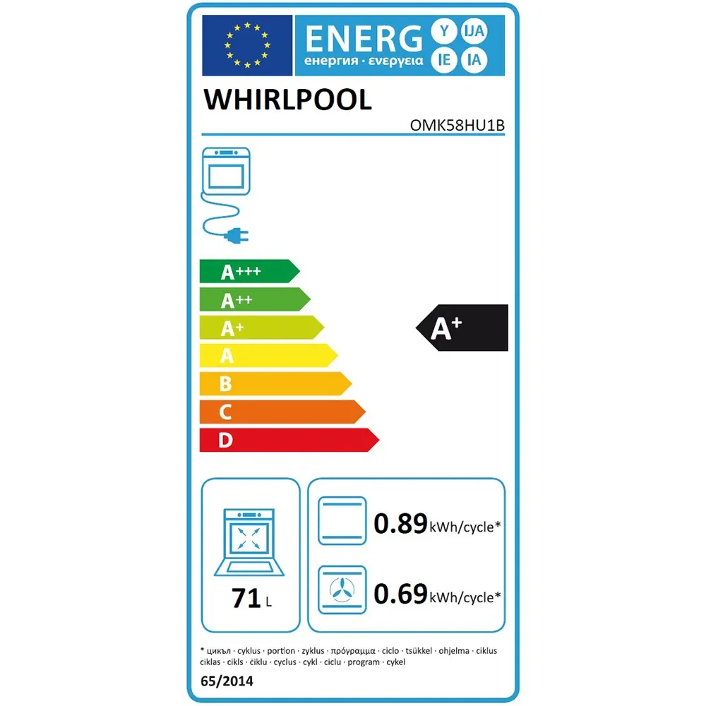 Духова шафа Whirlpool OMK58HU1B