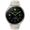 Смарт-годинник Xiaomi Watch 2 Titan Gray Case White Leather Strap